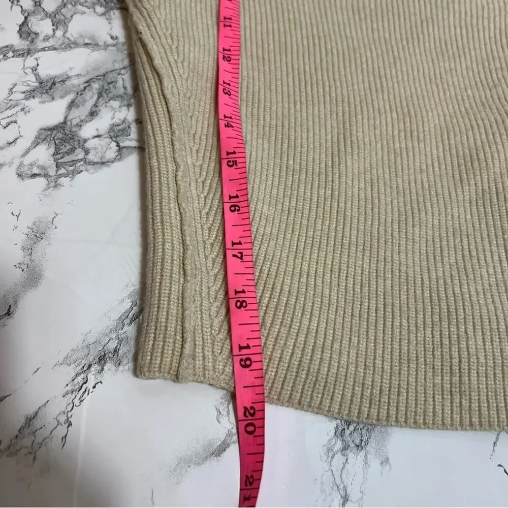 Free People Saffron Top in Oatmeal sweater Sz XS